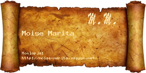 Moise Marita névjegykártya